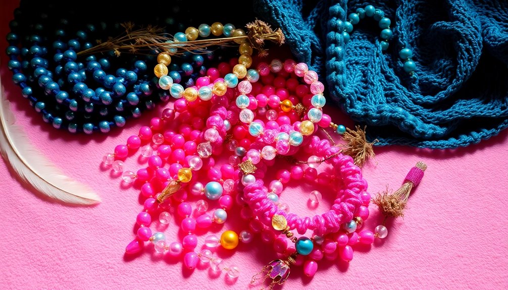 decorative beaded textured items