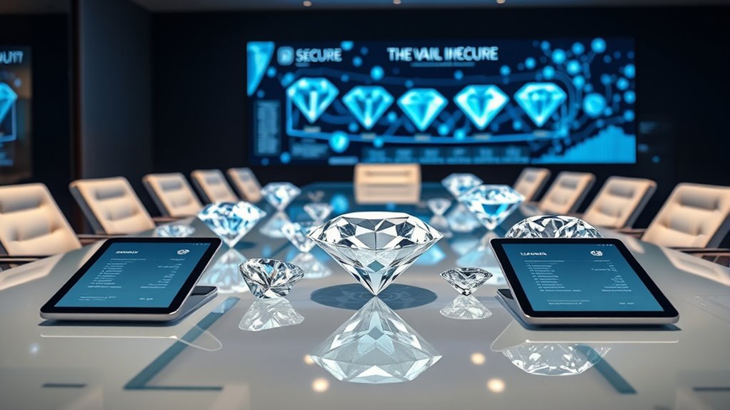 blockchain secured diamond authenticity