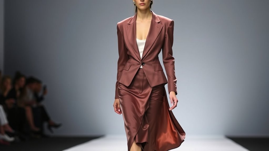 modern silhouettes with innovative fabrics