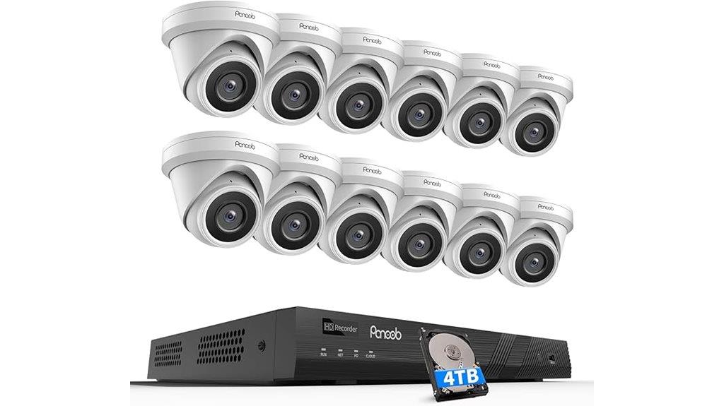 16 channel 4k ip camera system
