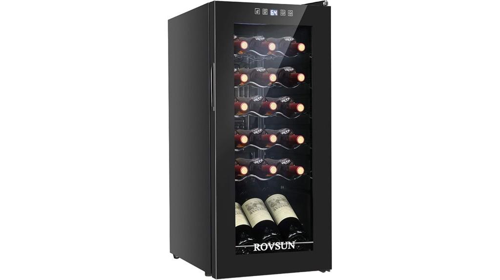 18 bottle wine refrigerator