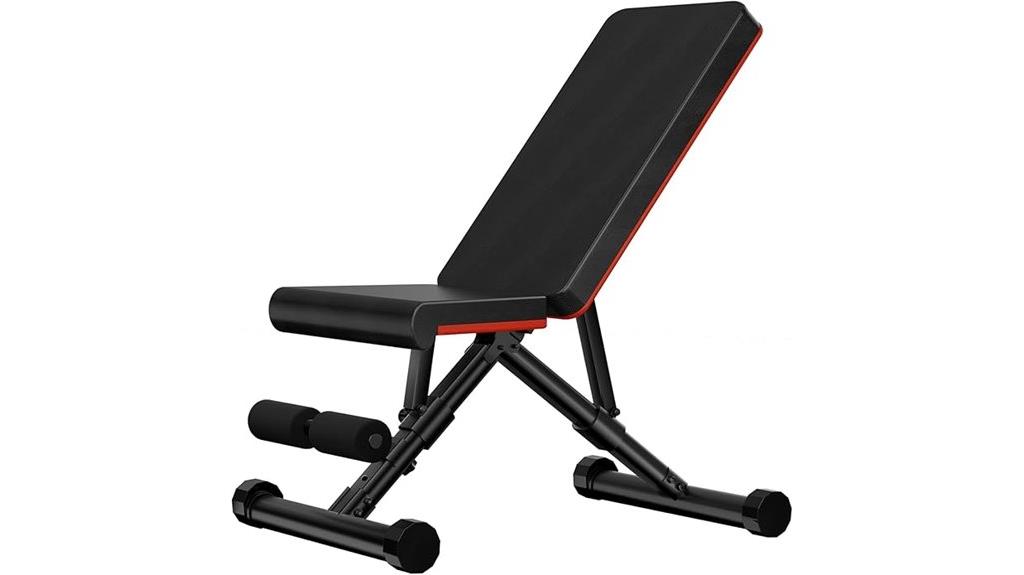 adjustable home gym bench