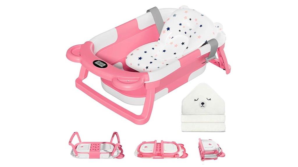 baby bathtub with accessories