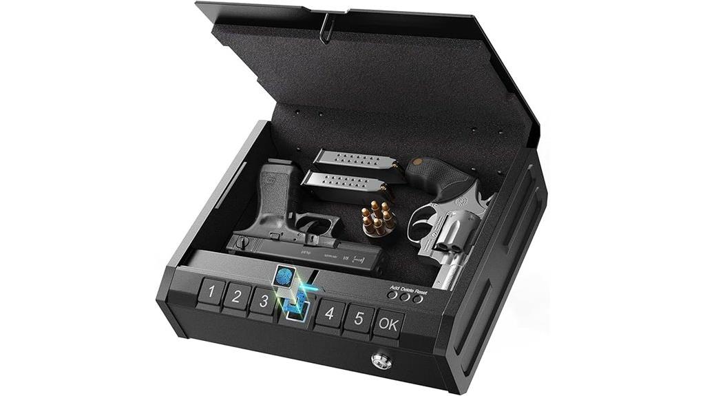 biometric gun safe security