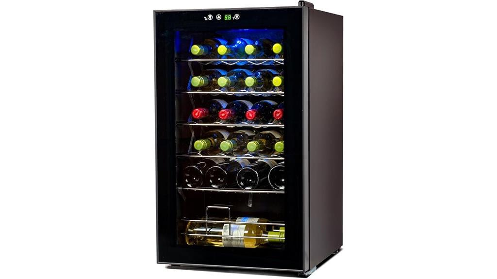 black cabinet wine cellar