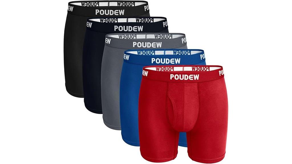 breathable moisture wicking boxer briefs