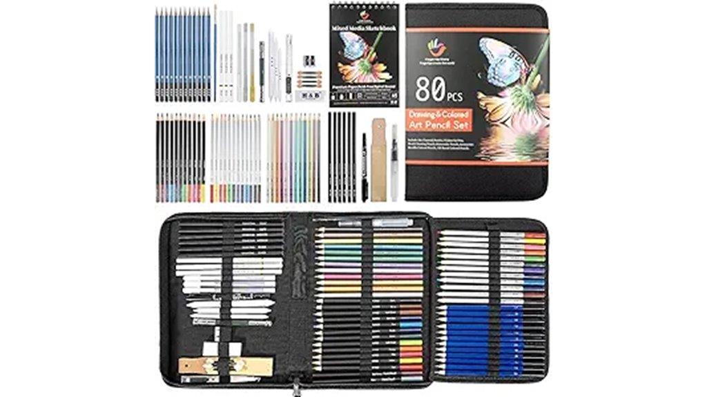 colored pencil art set