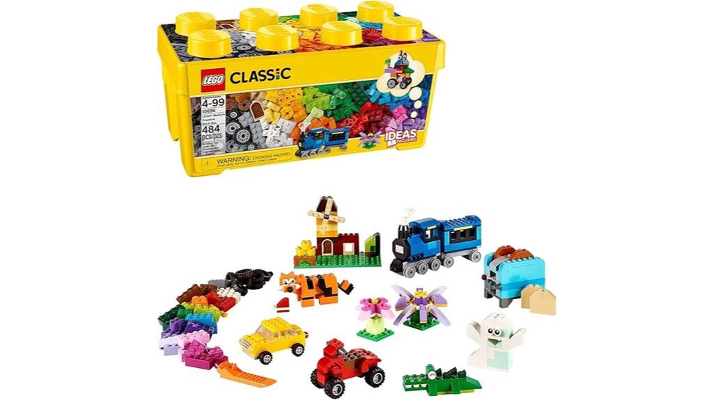 colorful brick building set