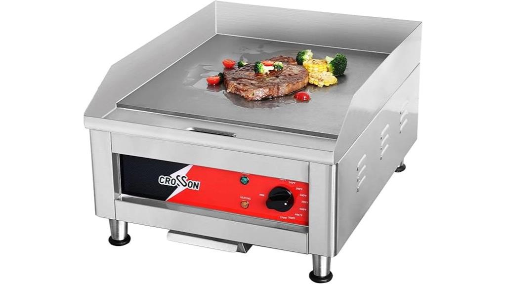 commercial electric griddle