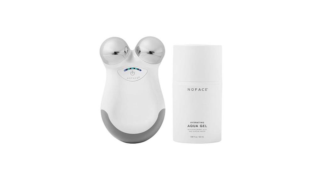compact facial toning device