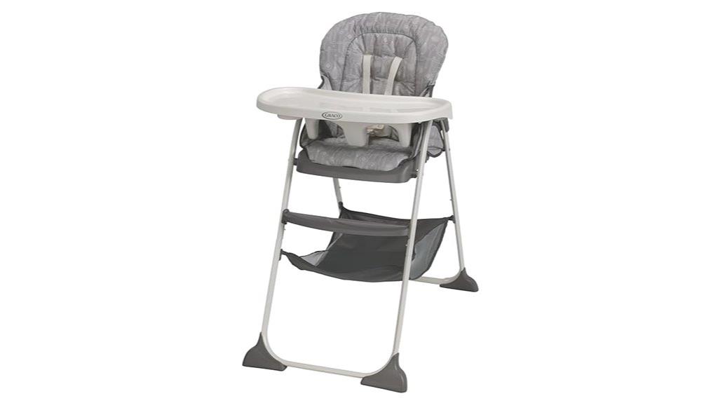 compact portable high chair