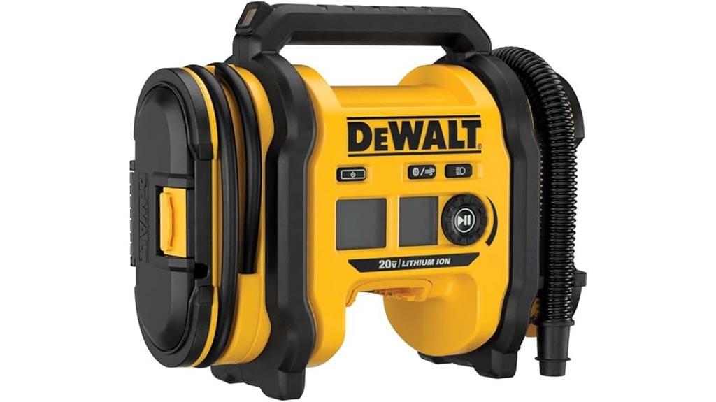 compact portable tire inflator