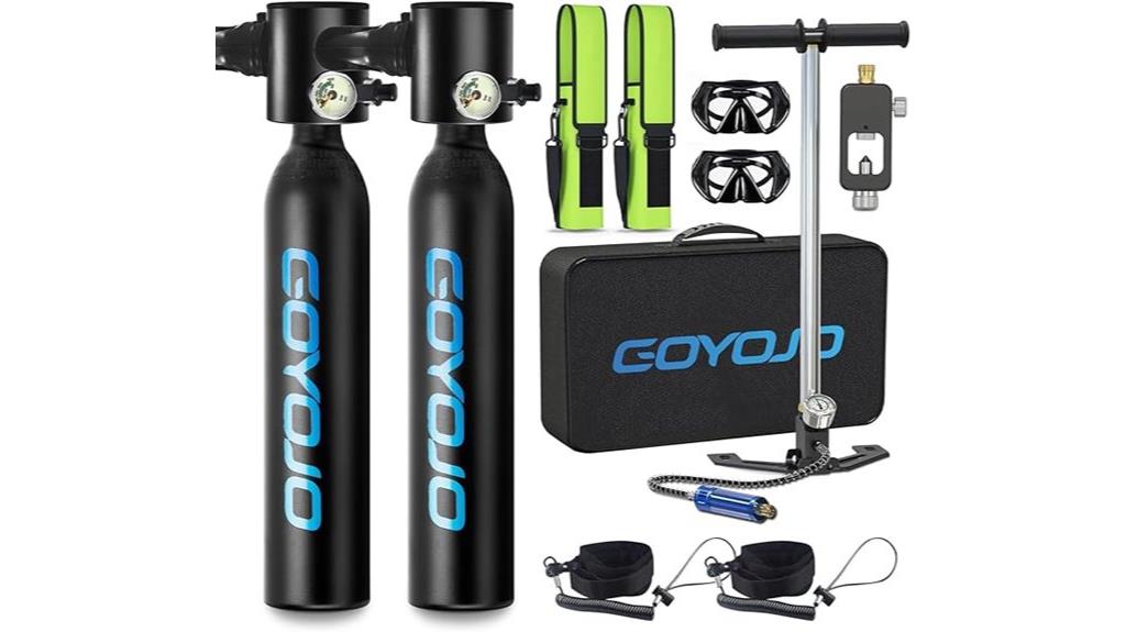 compact reusable diving tank