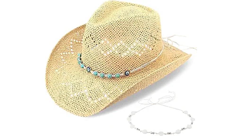 cowgirl cowboy straw hat