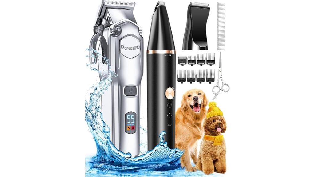 dog grooming kit set