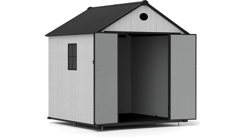 eight by eight foot shed