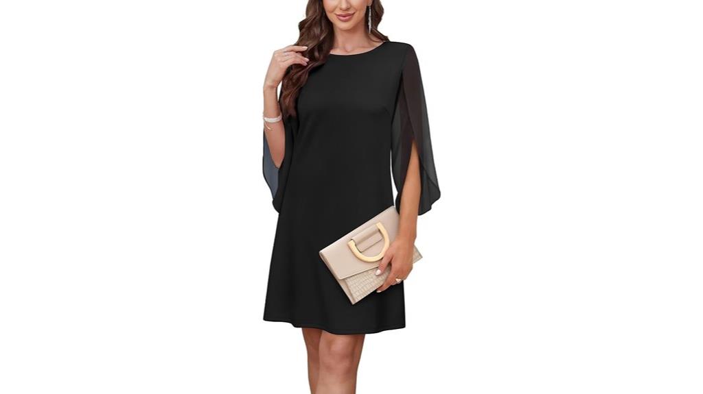 elegant flutter sleeve dresses