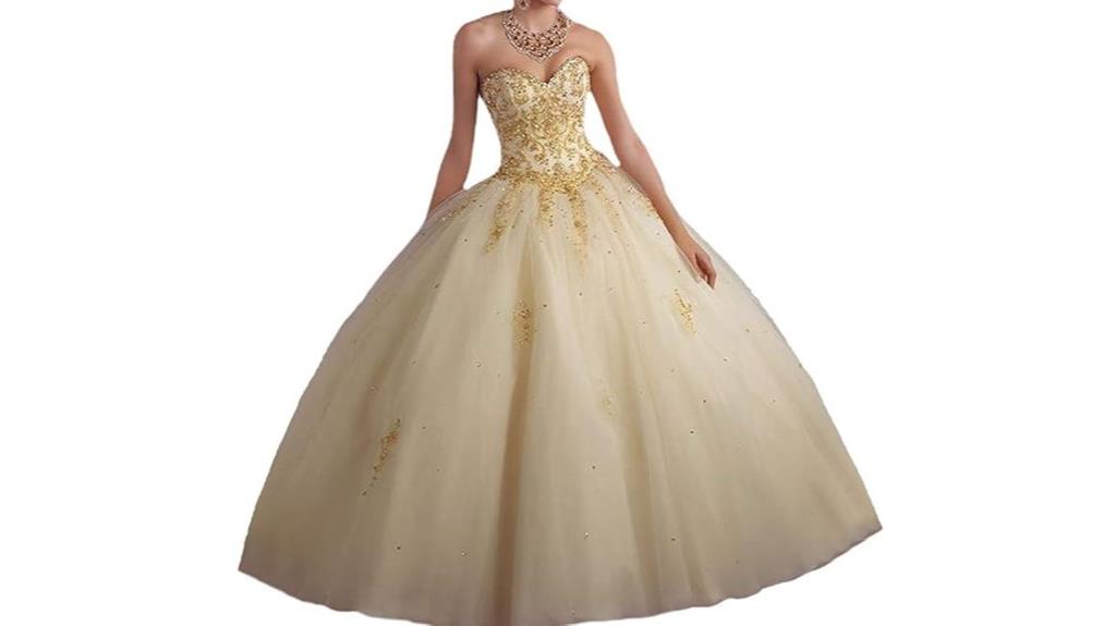 elegant sweet 16 dress