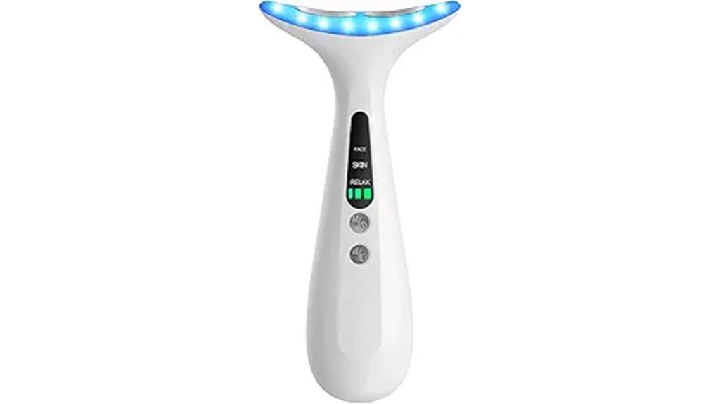 face and neck massage device