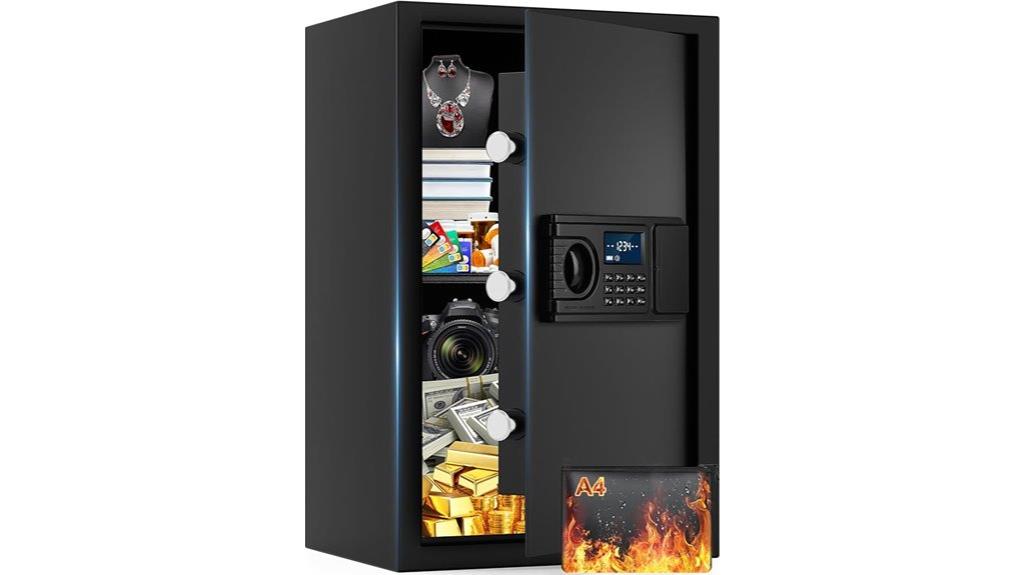 fireproof digital safe box