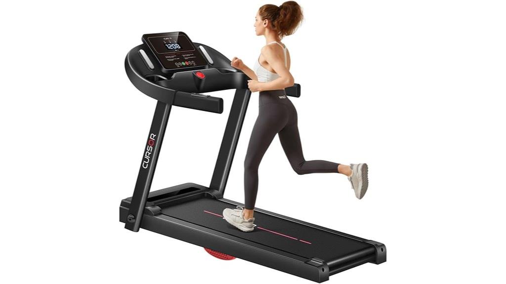 foldable treadmill with pulse