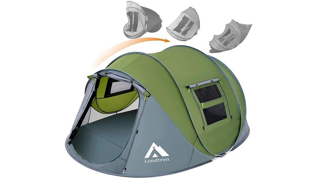 four person waterproof pop up tent