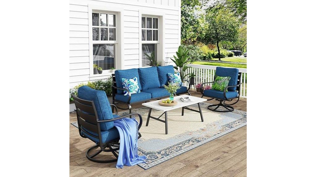 four piece patio furniture