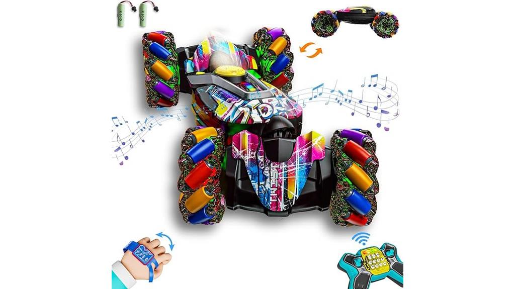 gesture controlled stunt car