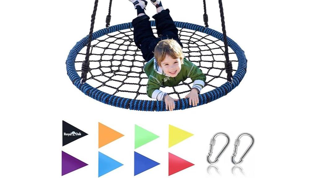 giant spider web swing