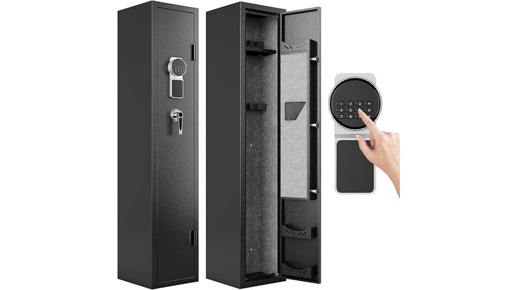 gun safe with removable shelf