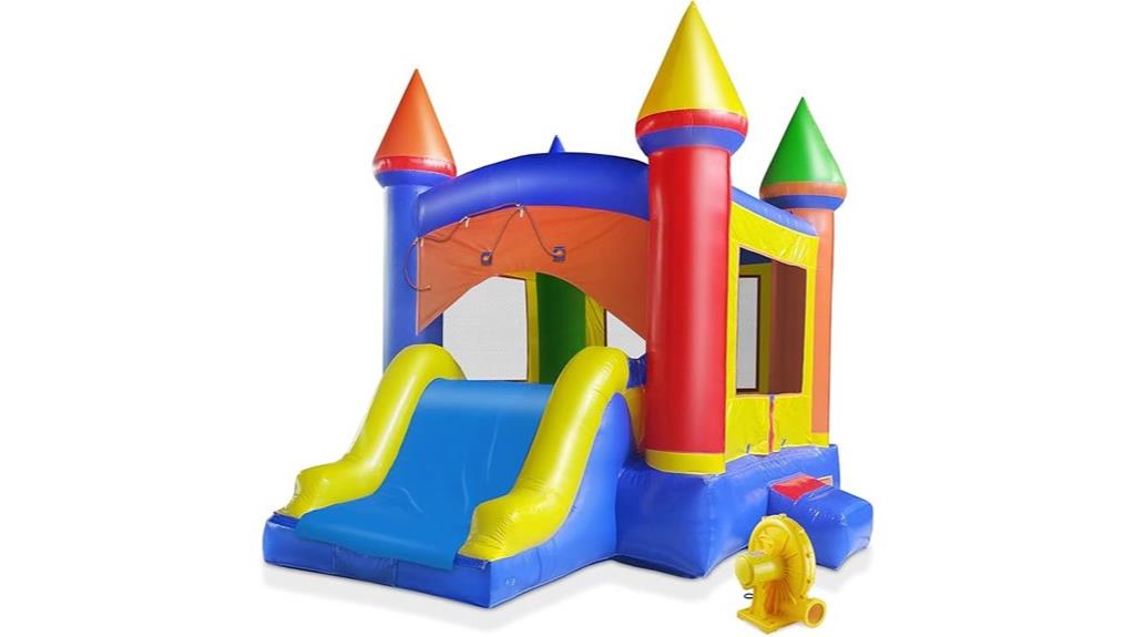 inflatable water slide castle