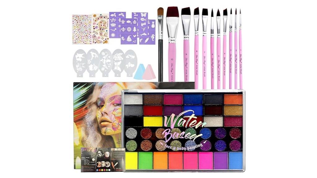 kids 42 color face painting