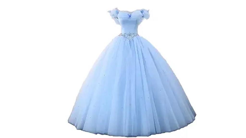 lace up quinceanera ball gown