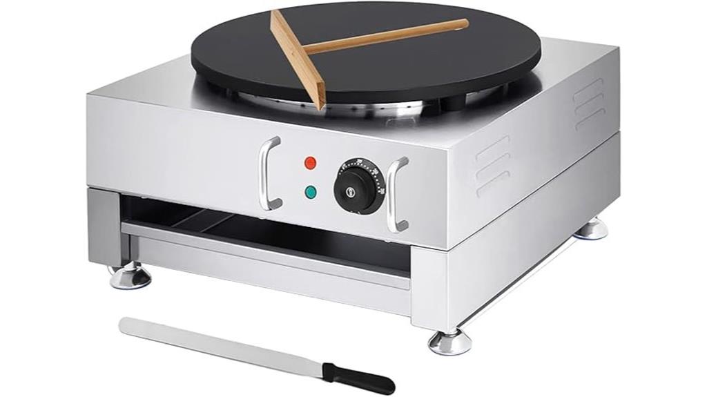 large 16 inch electric crepe maker
