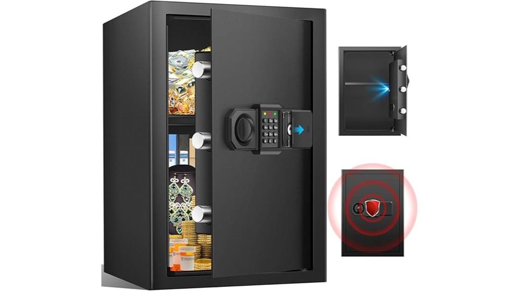 large digital fireproof safe