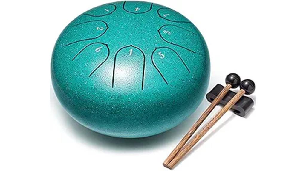 malachite 6 inch tongue drum