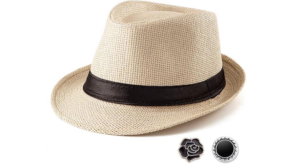 men s straw trilby fedora