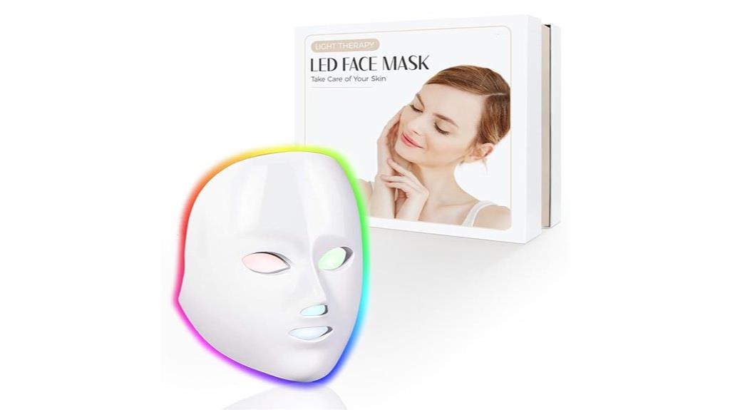 multicolor led face mask