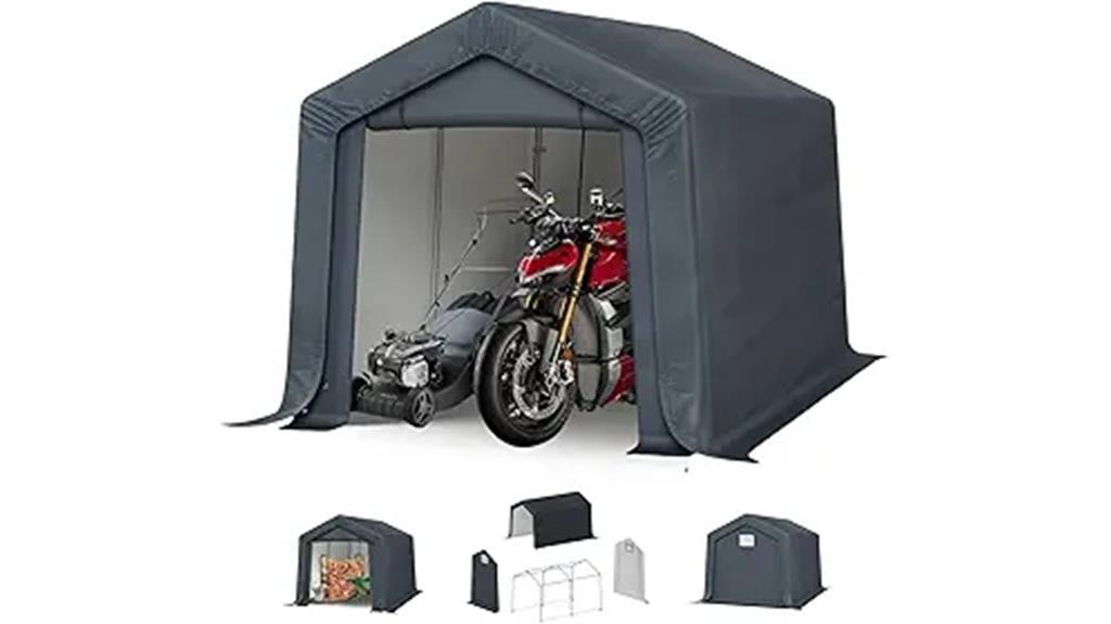 outdoor 8x12 storage shed