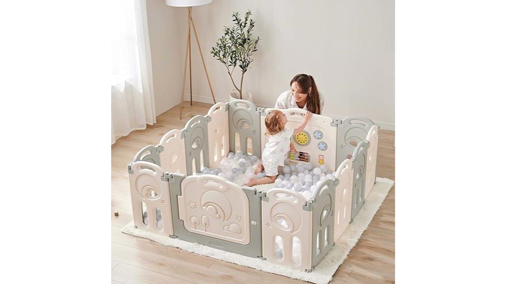 portable baby playpen castle