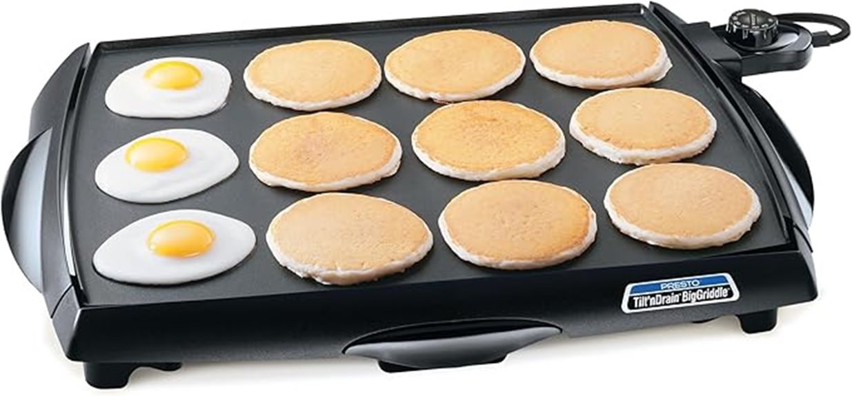 presto tilt drain griddle