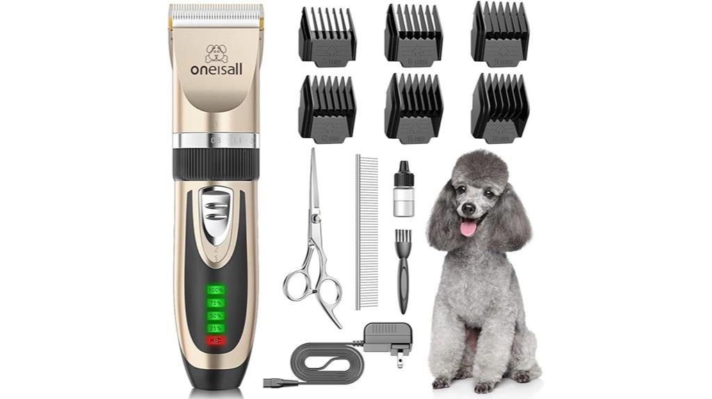 quiet cordless pet clippers