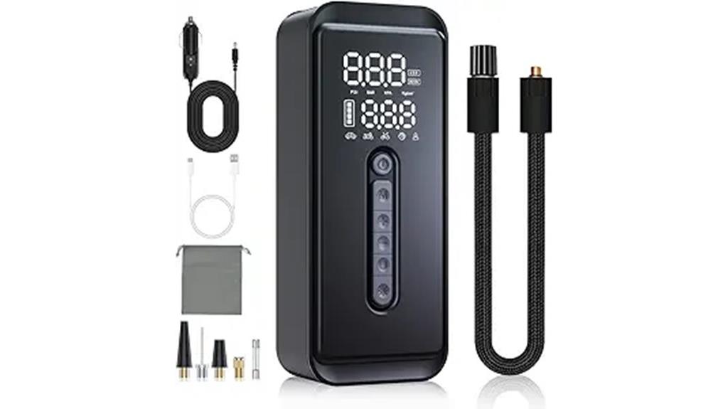 rechargeable portable tire inflator