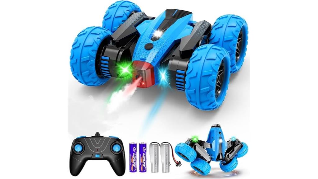 remote controlled 4wd stunt car