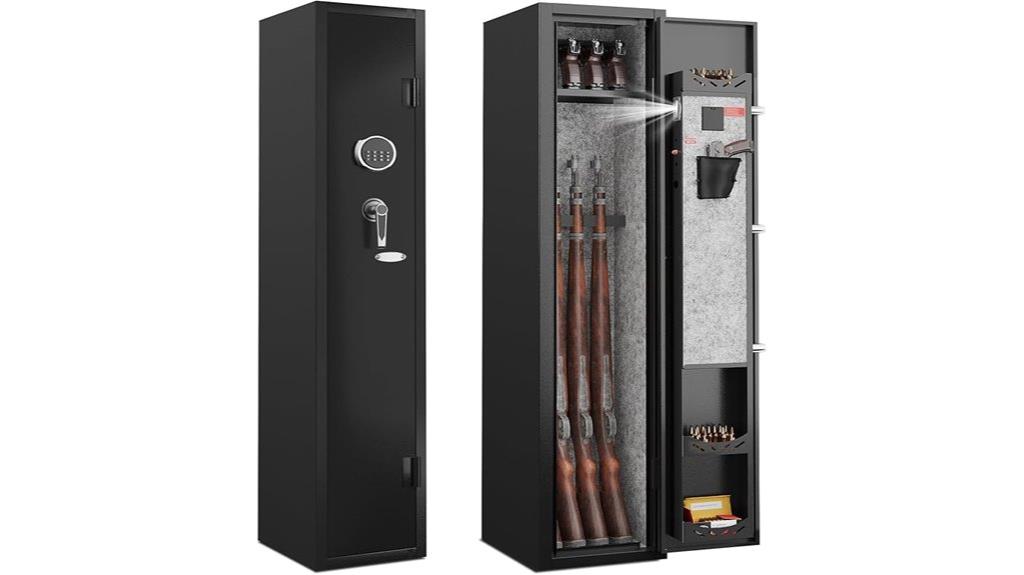 secure rifle and pistol storage