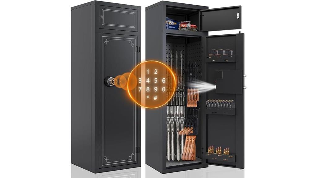 secure rifle and pistol storage