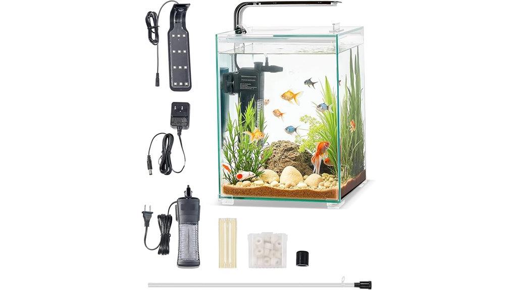 self cleaning 5 gallon aquarium