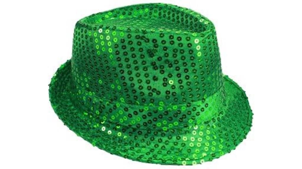 sequin fedora party hat