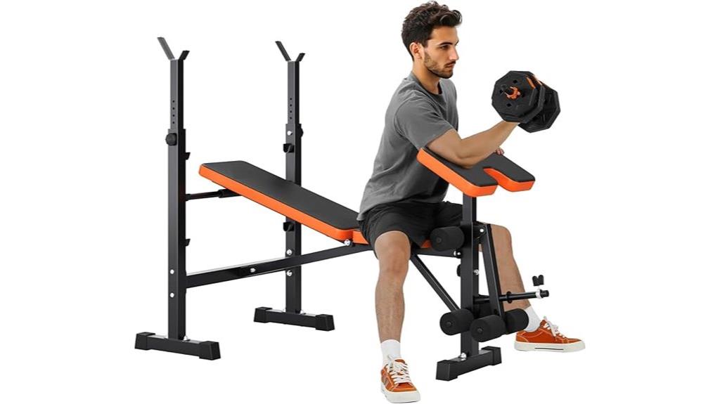 six in one workout bench