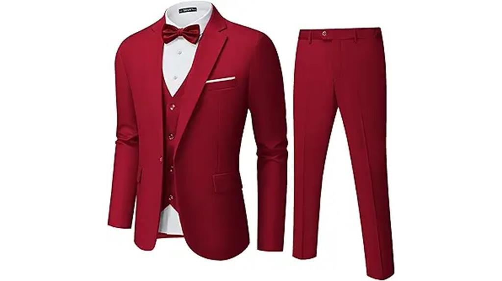 slim fit 3 piece tuxedo